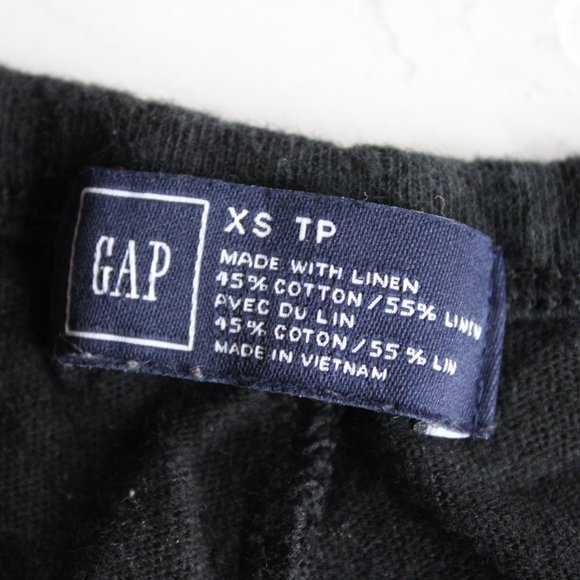 GAP Black Linen Blend Summer Dress - Picture 4 of 6